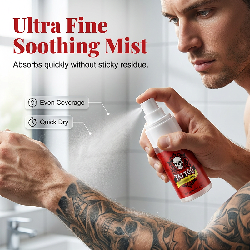 Devareon®💥 50K+ sold!💉 Tattoo aftercare spray – ultra-fine mist, hydrates, revives ink vibrancy. 50% OFF! 🎨✨