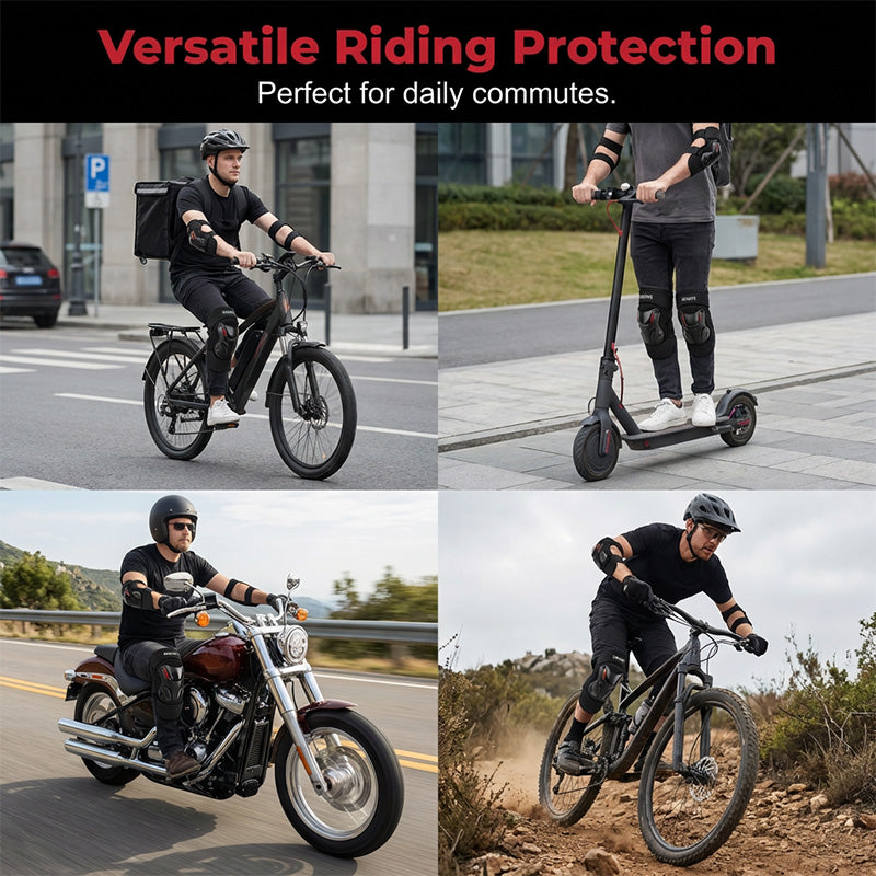Devareon® 🏋️Motorcycle Knee and Elbow Protector Set