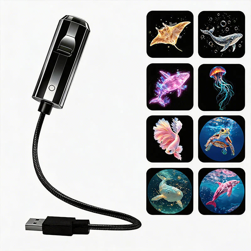 Devareon®🥳Plug-and-Play HD Galaxy & Ocean Projector Night Light🥳50,000+ Happy Users