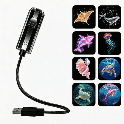 Devareon®🥳Plug-and-Play HD Galaxy & Ocean Projector Night Light🥳50,000+ Happy Users