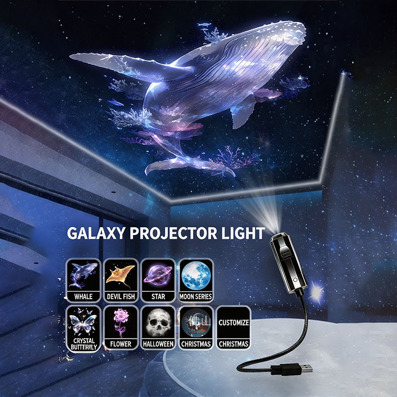 Devareon®🥳Plug-and-Play HD Galaxy & Ocean Projector Night Light🥳50,000+ Happy Users