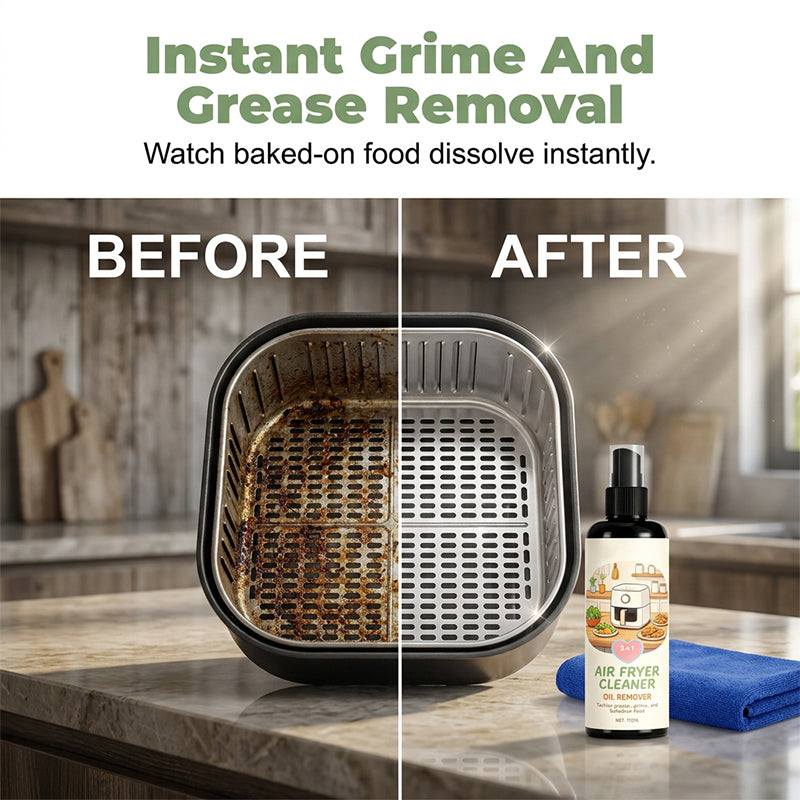 Devareon® ⏰ Hot Sale🔥 Sale 33% OFF!✨2-in-1 Air Fryer Cleaner and Degreaser Spray