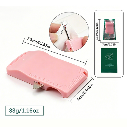 Devareon® 🥳🧵 Sewing Seam Guide & Ripper – Multi-functional Tool, Easy Seam Allowance & Stitch Removal ✂️🪡