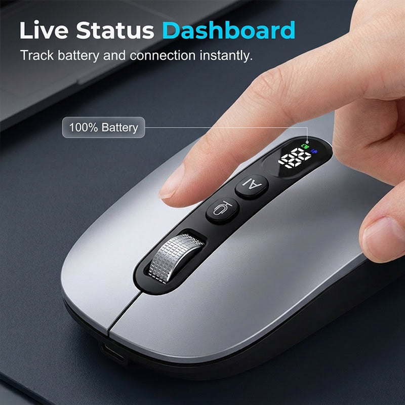 Devareon® 🖱️ LIMITED-TIME 50% OFF! 💥 AI Smart Voice Wireless Mouse – 1600 Words/Min, Translation Hub, Ergonomic ✨