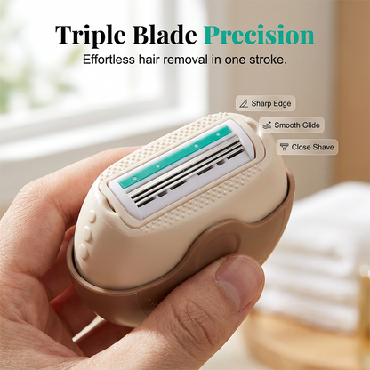 Devareon® 🥳Portable 3-Layer Hair Shaver with Rotating Cover