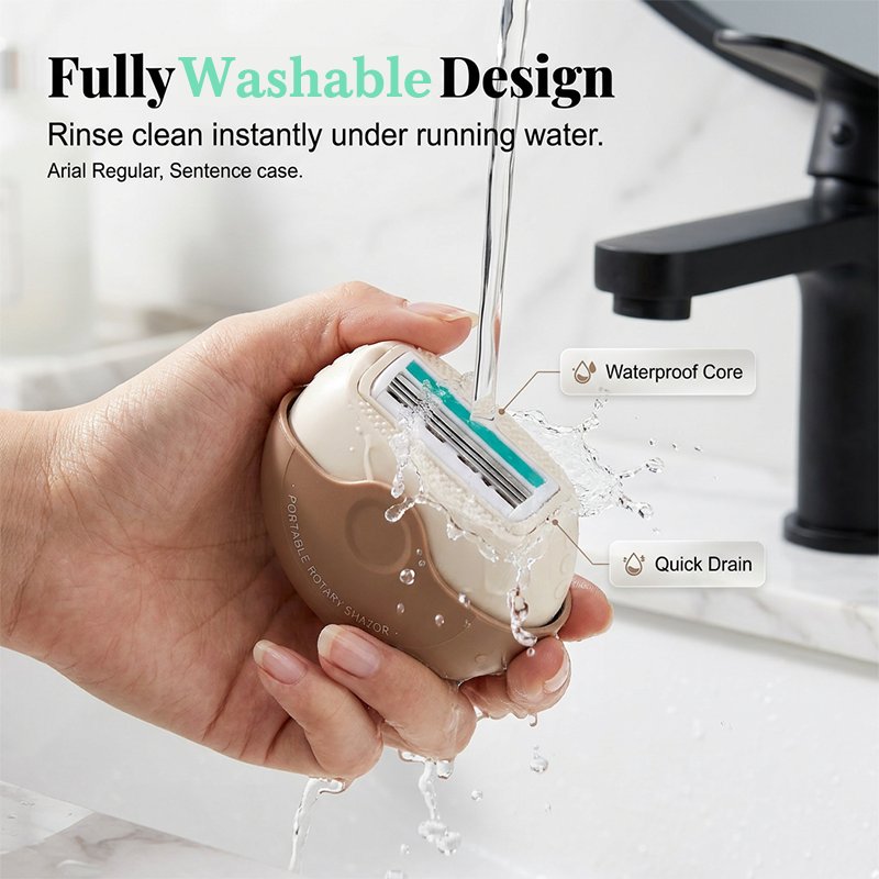Devareon® 🥳Portable 3-Layer Hair Shaver with Rotating Cover