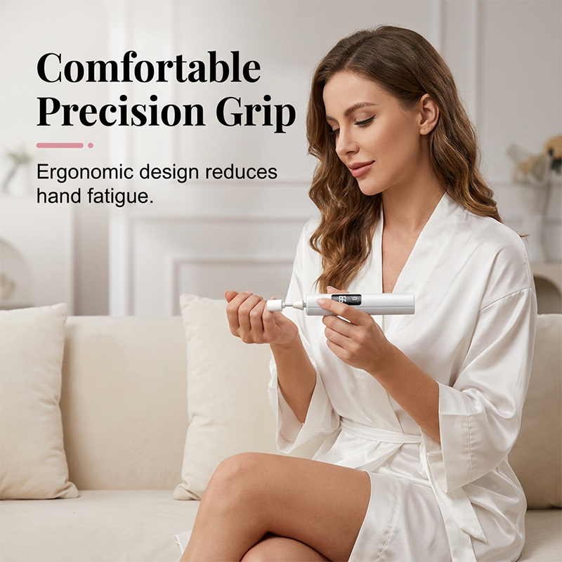 🥳2026 HOT SALE💅50% OFF! Professional Electric Nail Polisher – Smooths thick nails, Multiple heads for shaping & buffing---Devareon®