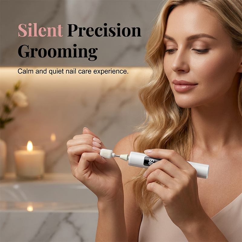 🥳2026 HOT SALE💅50% OFF! Professional Electric Nail Polisher – Smooths thick nails, Multiple heads for shaping & buffing---Devareon®