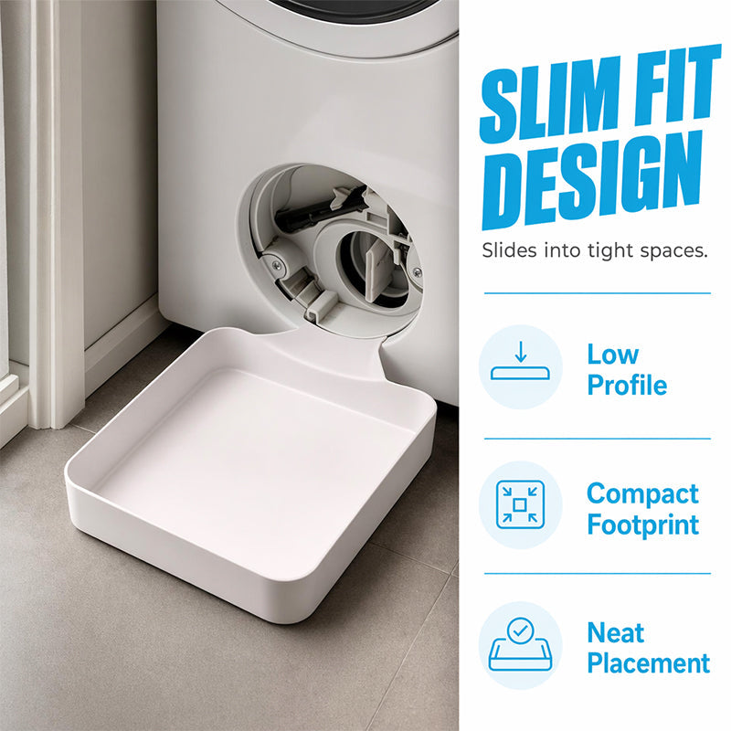 ⏰Save 50% Today Only💧Universal Front-Load Washing Machine Drain Pan🛡️— Stop Washer Leaks🚫💦& Protect Your Floors Effortlessly✨🏠 — Devareon®