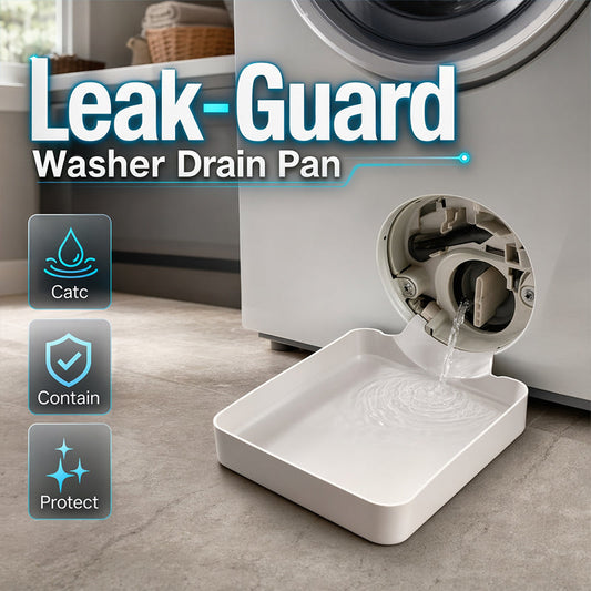 ⏰Save 50% Today Only💧Universal Front-Load Washing Machine Drain Pan🛡️— Stop Washer Leaks🚫💦& Protect Your Floors Effortlessly✨🏠 — Devareon®