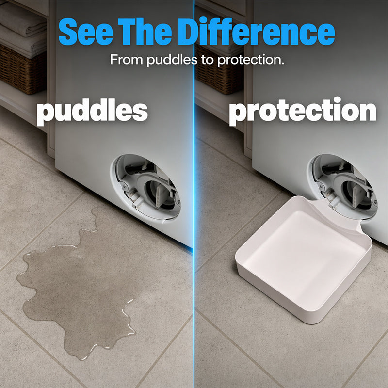 ⏰Save 50% Today Only💧Universal Front-Load Washing Machine Drain Pan🛡️— Stop Washer Leaks🚫💦& Protect Your Floors Effortlessly✨🏠 — Devareon®