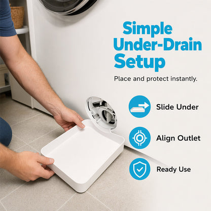 ⏰Save 50% Today Only💧Universal Front-Load Washing Machine Drain Pan🛡️— Stop Washer Leaks🚫💦& Protect Your Floors Effortlessly✨🏠 — Devareon®