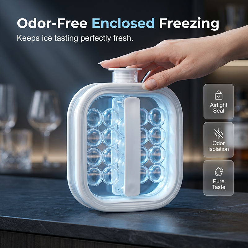 🌞Summer New Hot Selling 50% OFF🎁💦Portable Silicone Ice Ball Maker Kettle🧊---Devareon@