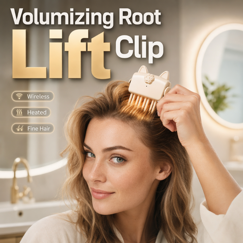 🎉48K+ Sold 💇 Wireless Heated Volumizing Root Lift Clip✨Portable Travel Hair Styling Tool for Flat Fine Hair— Devareon®