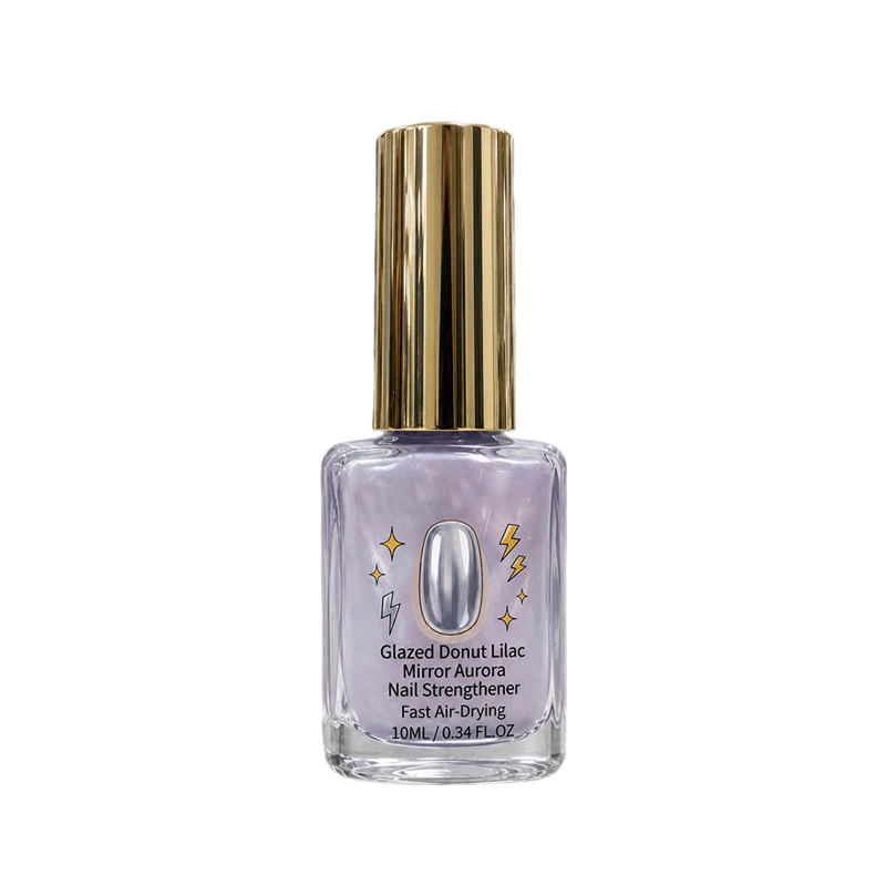 💅✨40% OFF !!  Lilac Glossy Nail Strengthener – Instant Glazed Donut Shine & Salon-Like Nails at Home— Devareon®