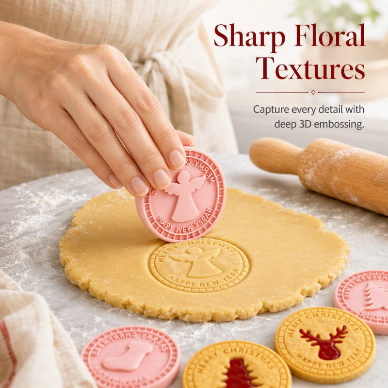 🍪Festive Christmas Cookie Mold Set