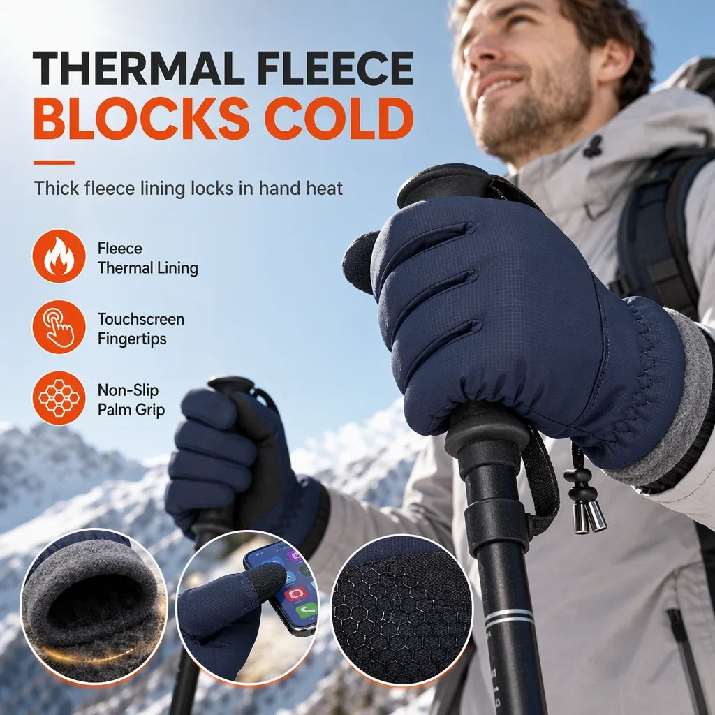 🧤 2026 New Arrivals | Thermal Winter Gloves for Men & Women – Windproof, Touchscreen & Non-Slip Grip for Cycling and Outdoor Activities | Devareon®