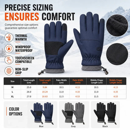 🧤 2026 New Arrivals | Thermal Winter Gloves for Men & Women – Windproof, Touchscreen & Non-Slip Grip for Cycling and Outdoor Activities | Devareon®